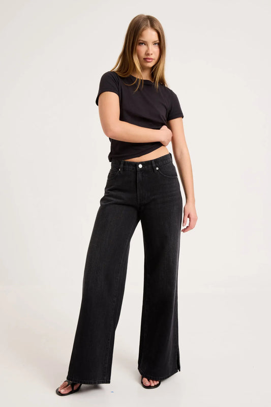 ROLLAS JEANS Jeans black Frankie Loose Jeans - Mercer Black