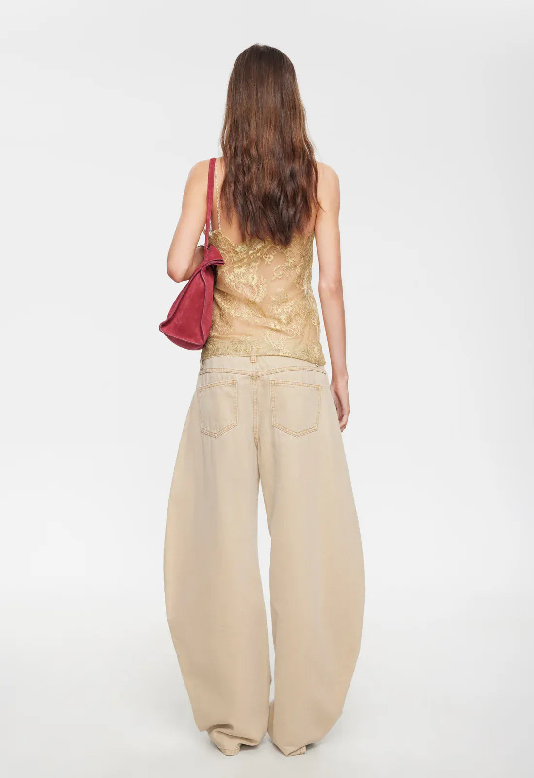 Lioness lace top Golden Hour Cami - Gold