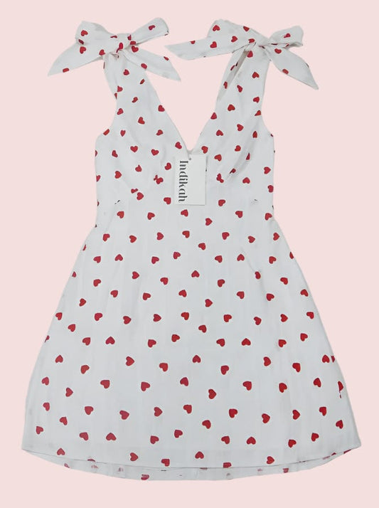 Indikah Dresses Hearts Mini Dress