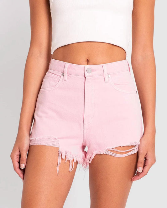 A Brand Jeans SHORTS High Relaxed Short Cherry Blossom