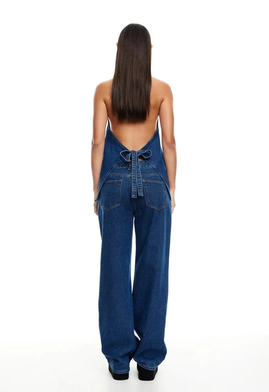Lioness Shirts & Tops Hills Halter - Dark Denim