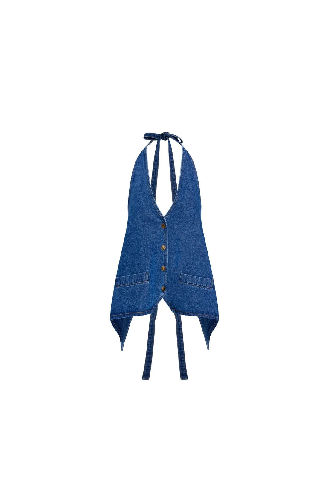 Lioness Shirts & Tops Hills Halter - Dark Denim