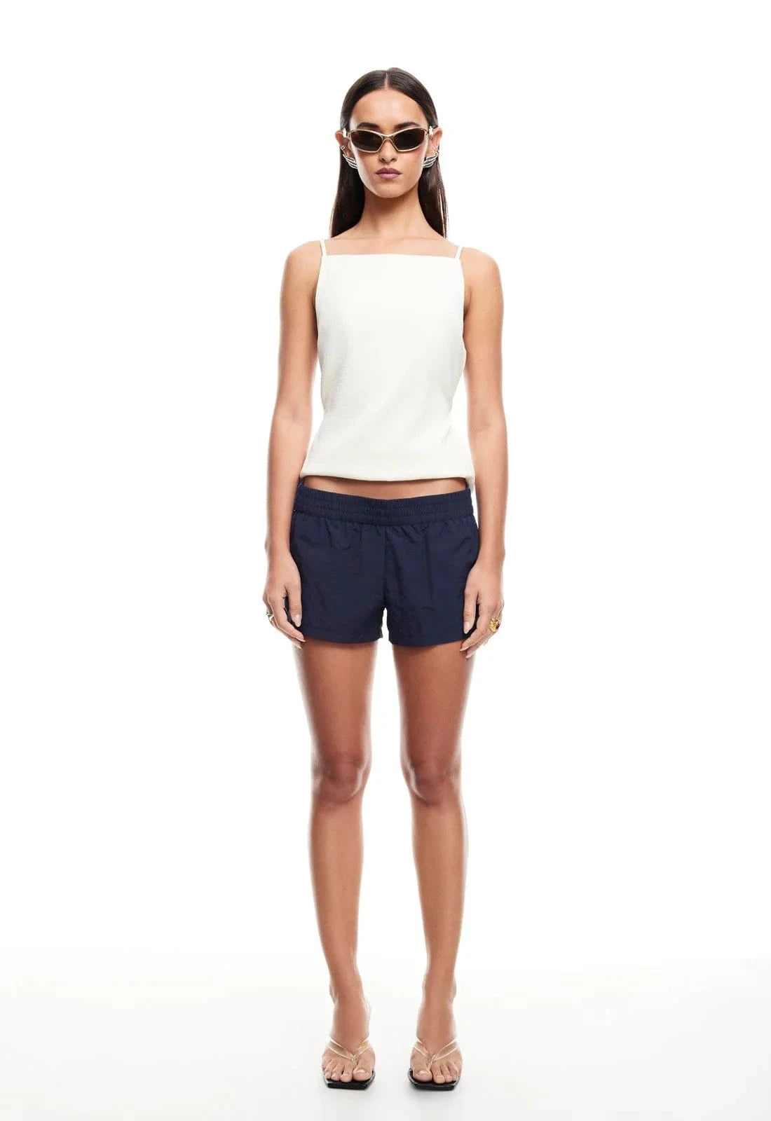 Lioness Shirts & Tops Horizon Tie Top - Soft Lemon