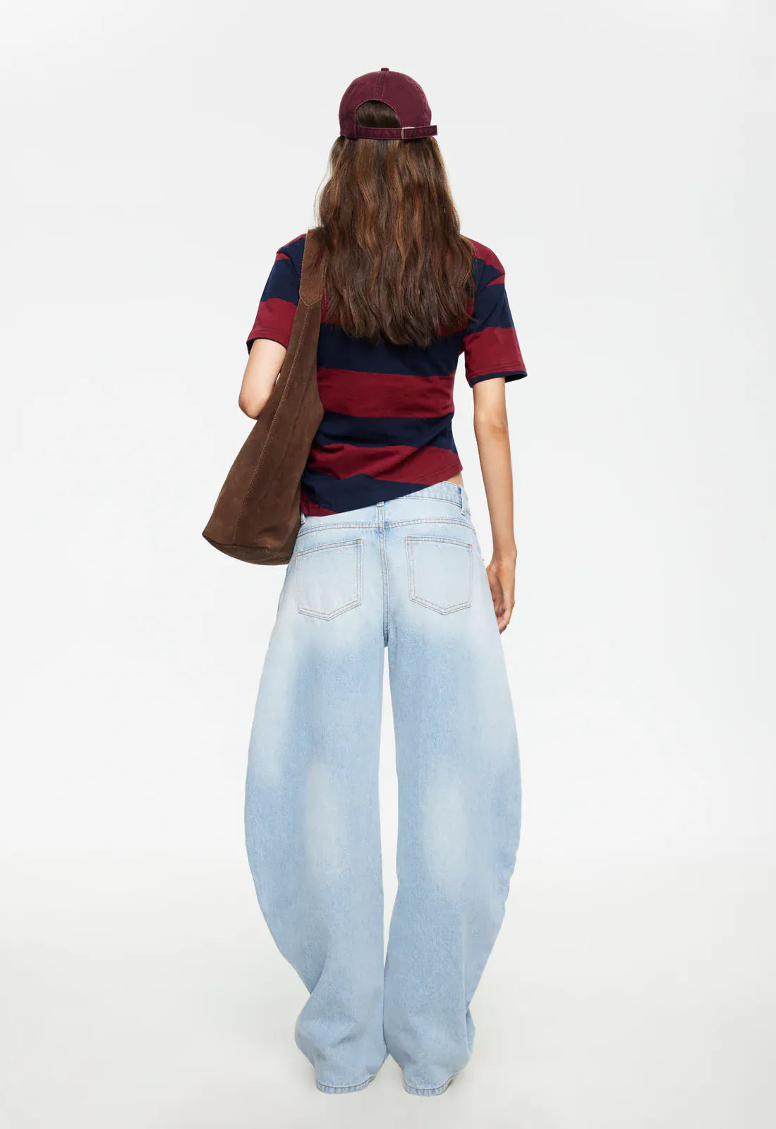 Lioness tee In Transit Tee - Burgundy Stripe