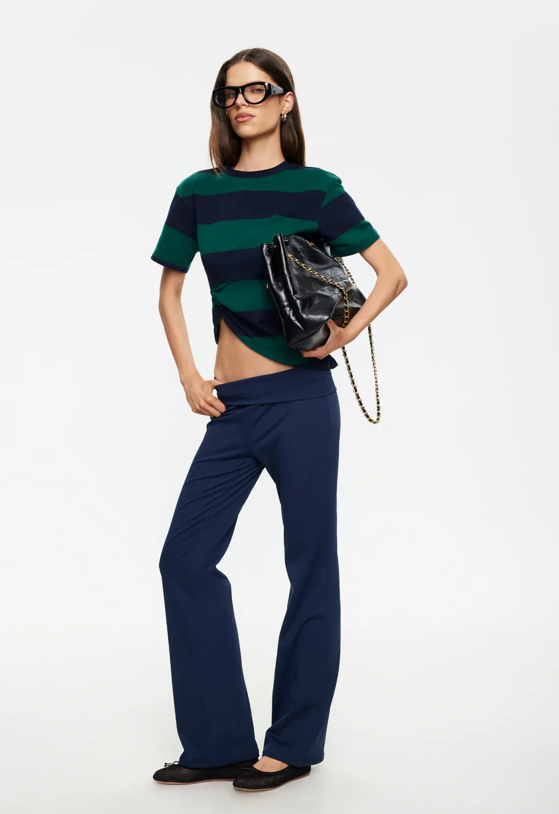 Lioness tee In Transit Tee - Forrest Stripe