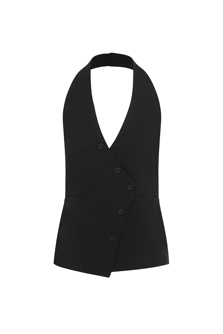 Runaway The Label vest top Inara Vest - Black