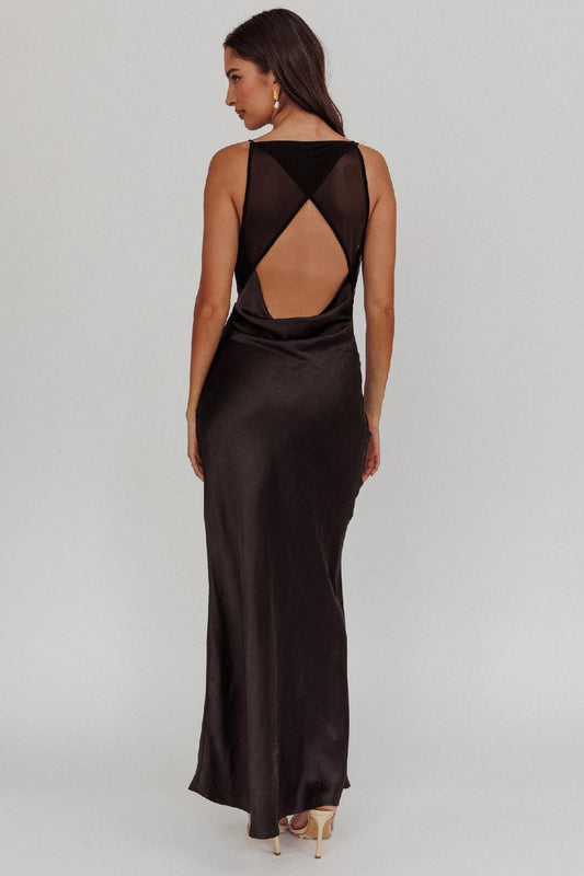 Here Comes The Sun Dress Indy Maxi - Black