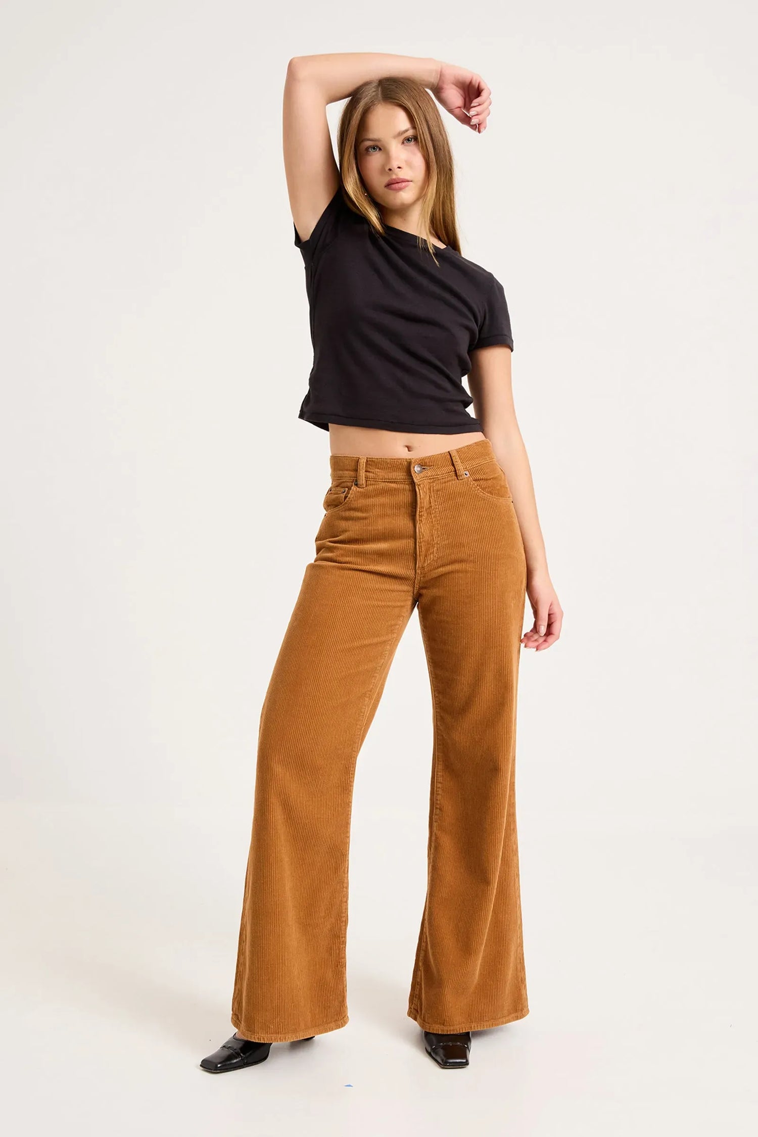 ROLLAS JEANS cord jeans Jane Aline Jean - Caramel Cord