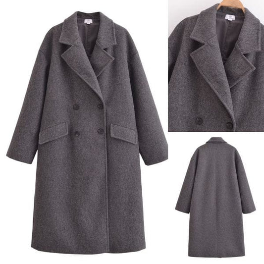 Pink Diamond JACKET Kalara Coat - Slate Grey