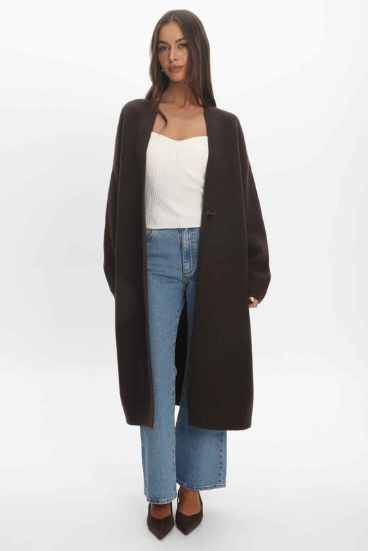 Here Comes The Sun coats Kalista Coat - Choc