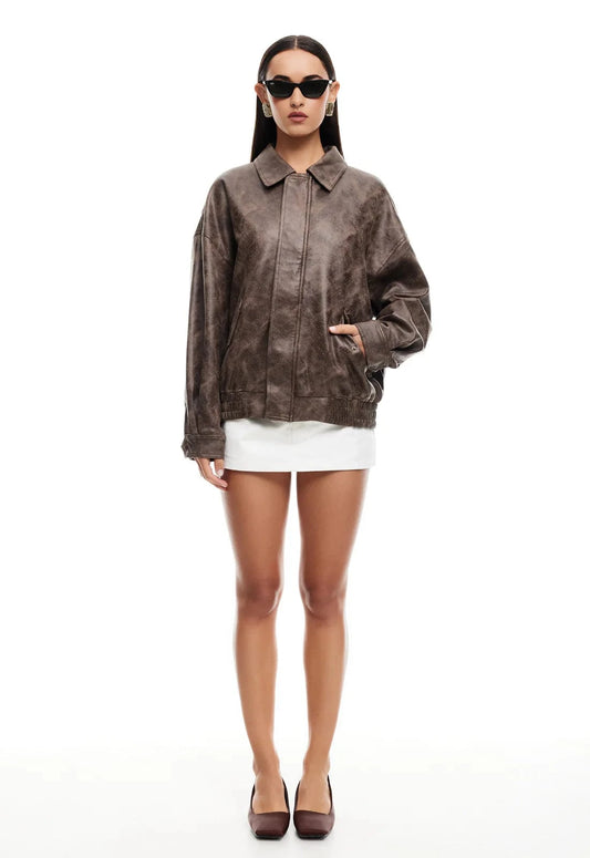 Lioness JACKET Kenny Bomber - Chocolate