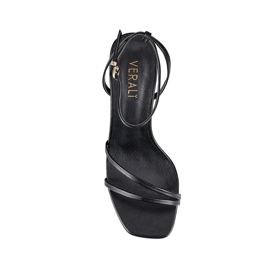 Pipi’s Boutique Kimmy Slim Strappy Heels- Black