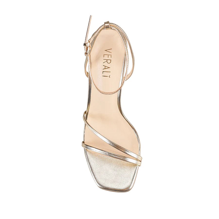 VERALI SHOES heels Kimmy Slim Strappy Heels- Champagne