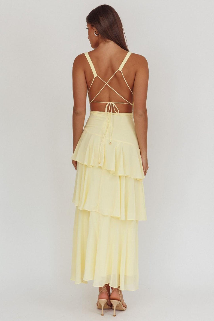 Saints & Secrets Dresses Layer Maxi - Butter