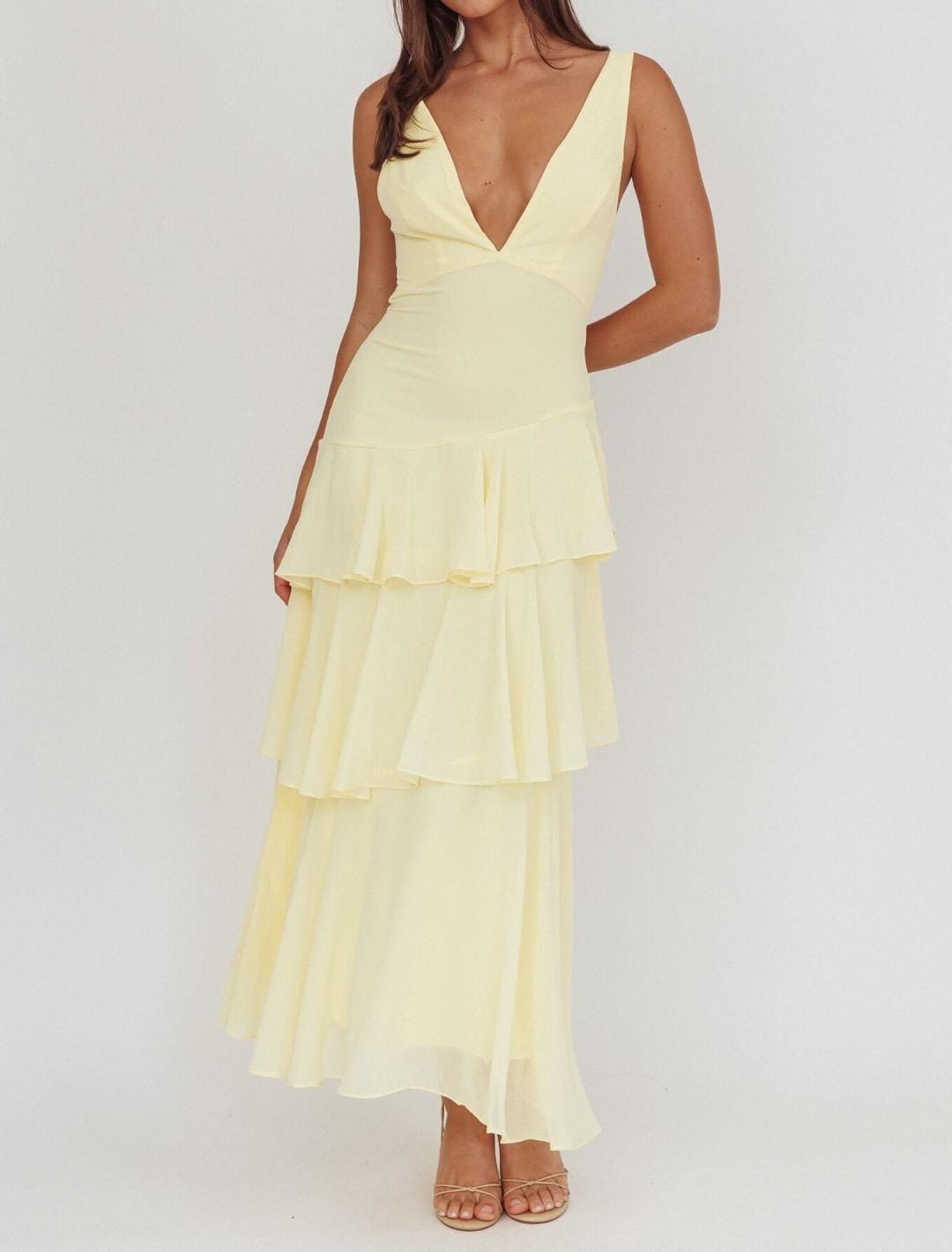 Saints & Secrets Dresses Layer Maxi - Butter