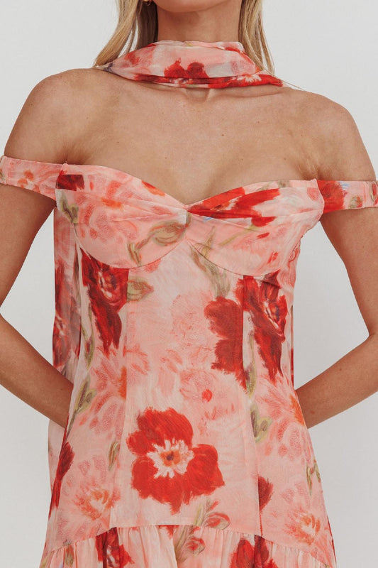 Saints & Secrets Dresses Layla Floral Maxi
