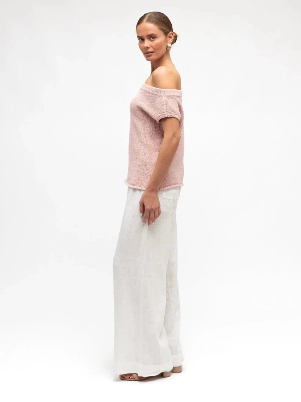 White Closet Top Mali Top - Blush