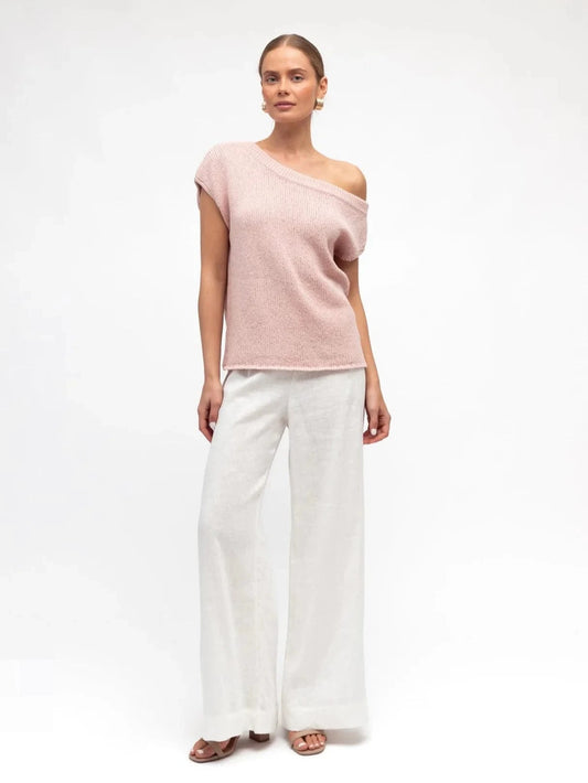 White Closet Top Mali Top - Blush