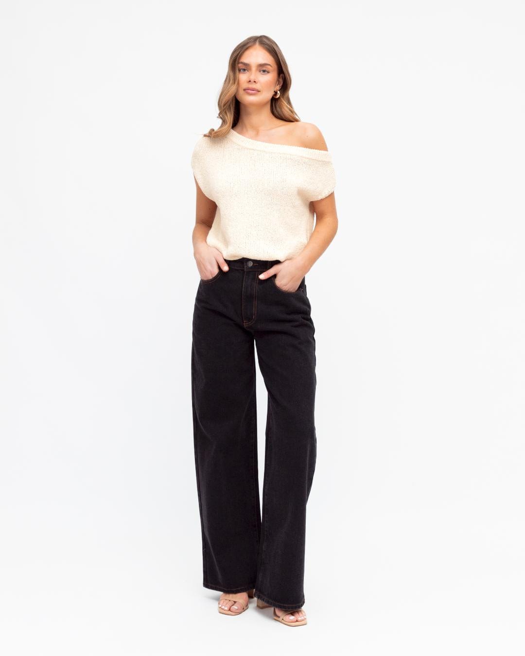 White Closet Top Mali Top - Cream