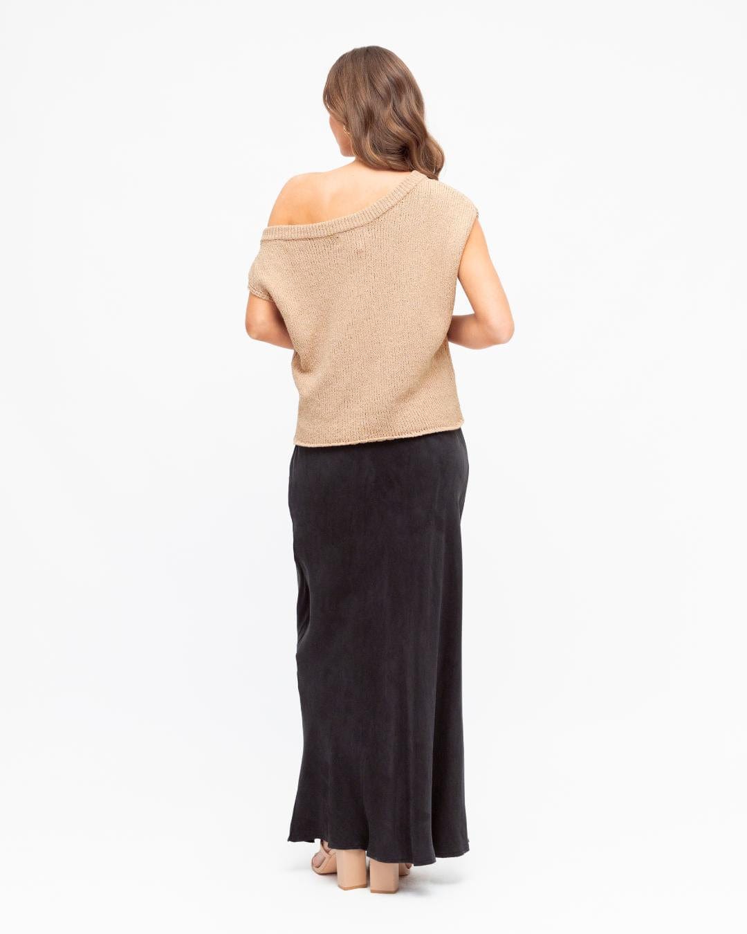 White Closet Top Mali Top - Natural