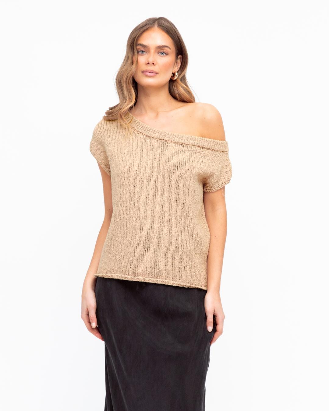 White Closet Top Mali Top - Natural