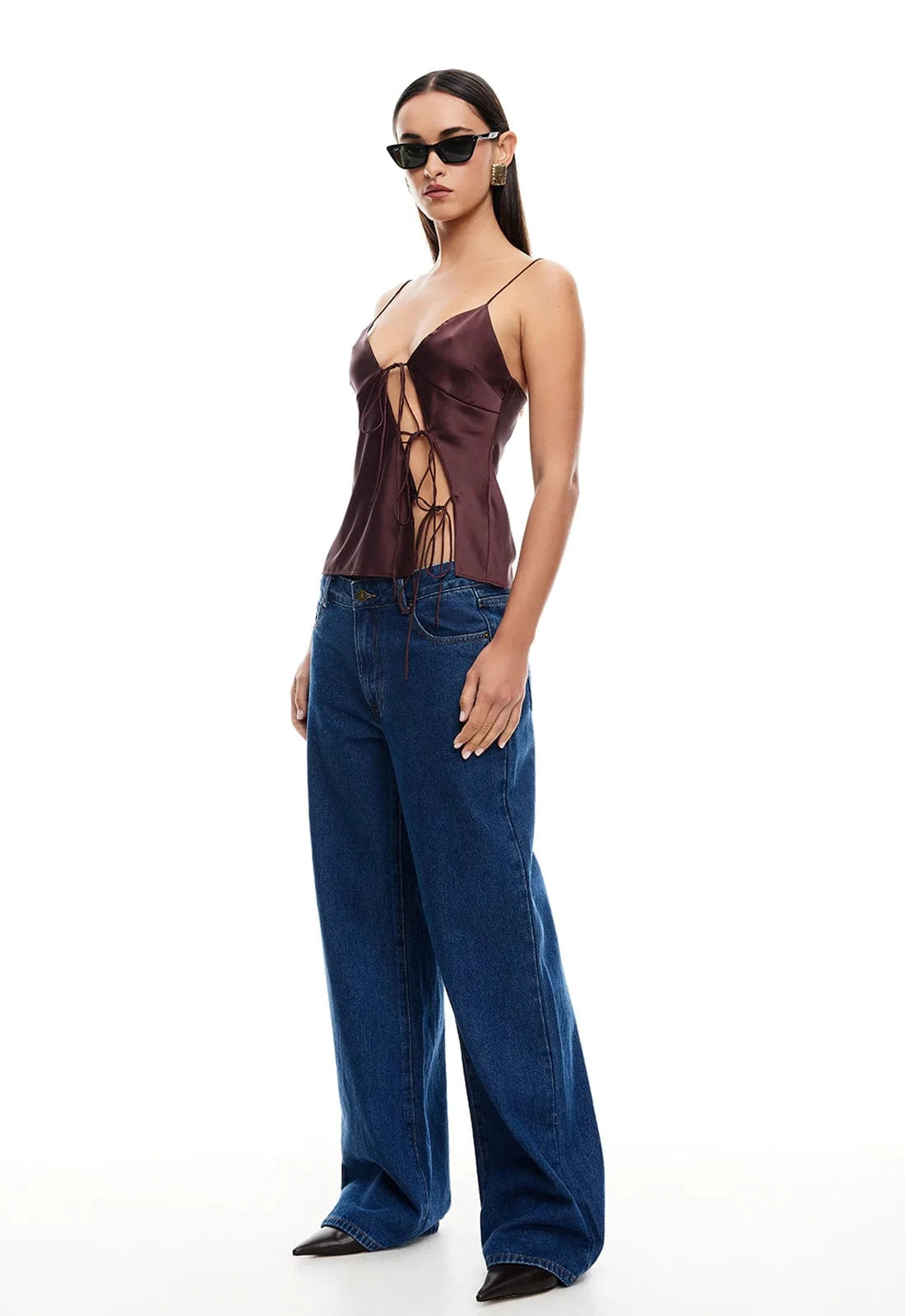 Lioness Shirts & Tops Mariah Cami - Garnet
