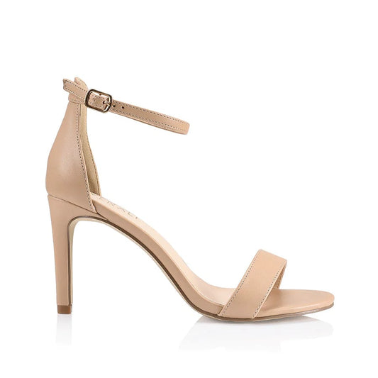 VERALI SHOES heels Mattie Strappy Heels - Nude Smooth