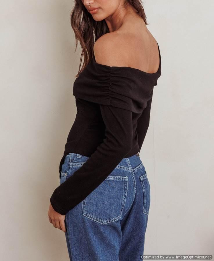 Indikah Top Menni Top - Black