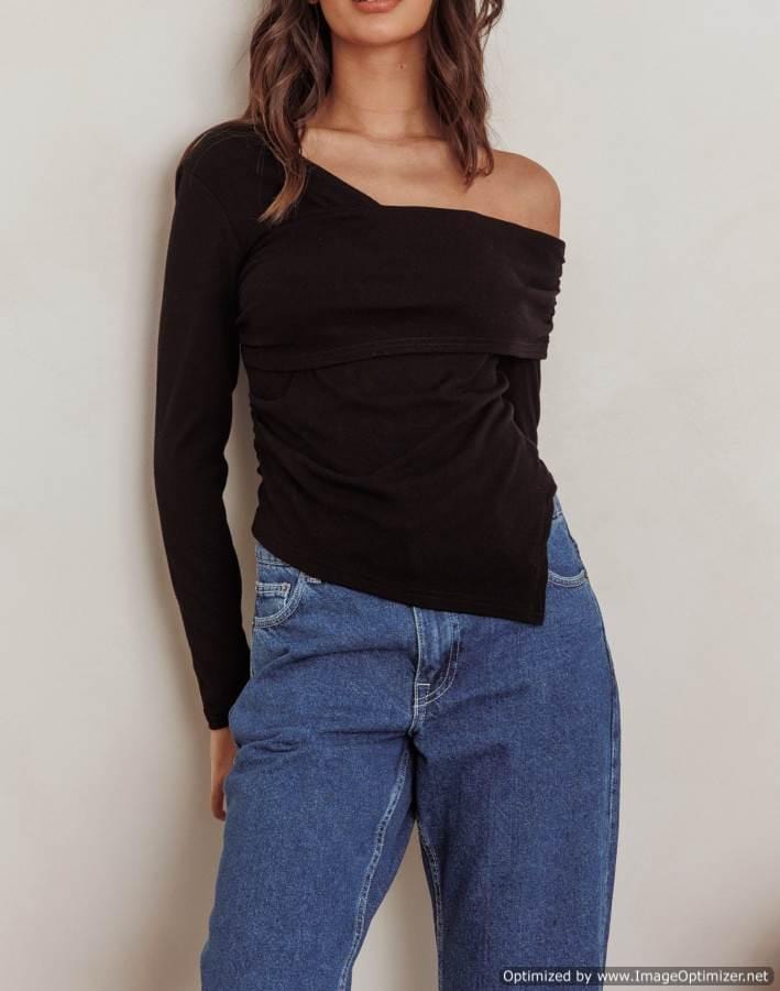 Indikah Top Menni Top - Black