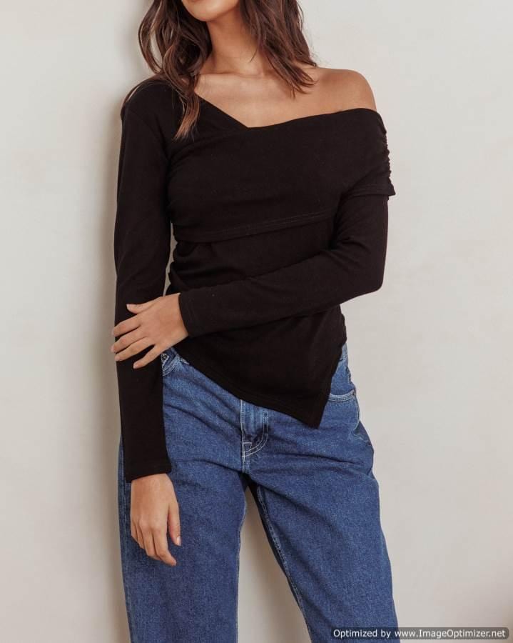 Indikah Top Menni Top - Black