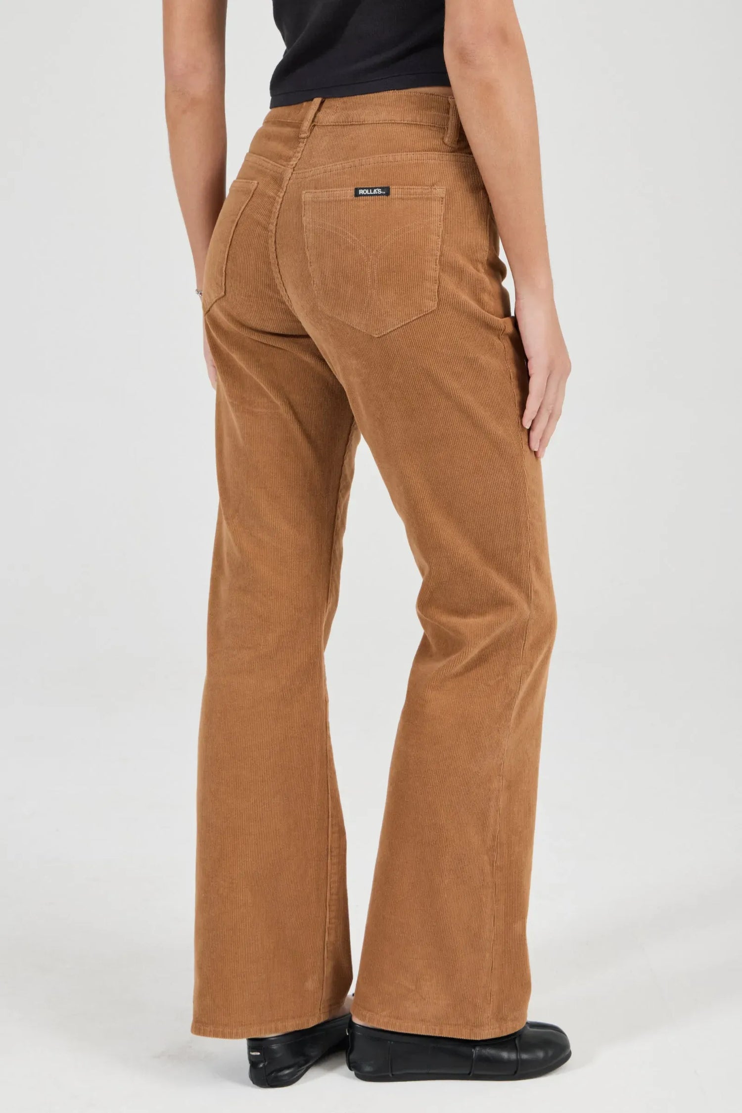 ROLLAS JEANS Flares Midtown Boot Jean - Caramel Cord