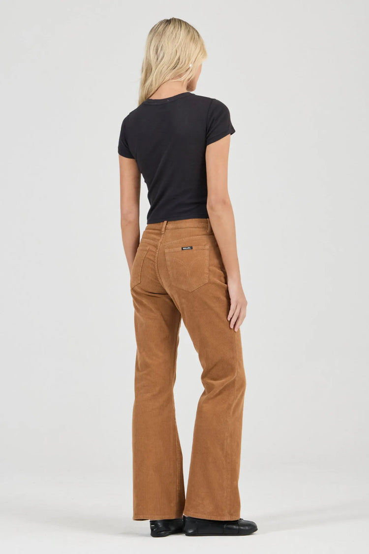 ROLLAS JEANS Flares Midtown Boot Jean - Caramel Cord