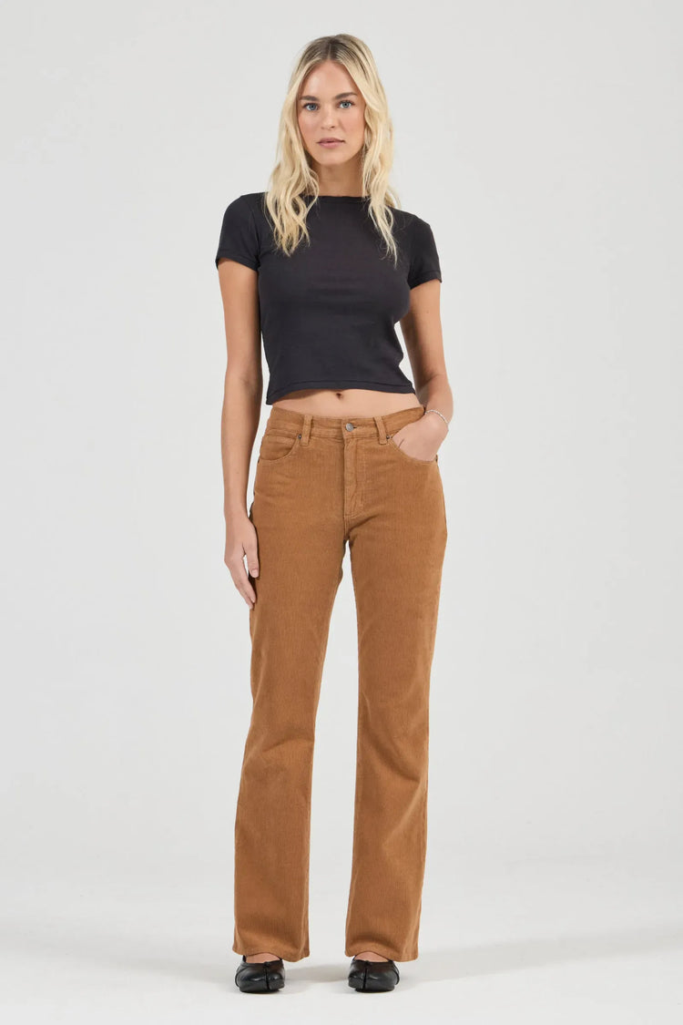 ROLLAS JEANS Flares Midtown Boot Jean - Caramel Cord