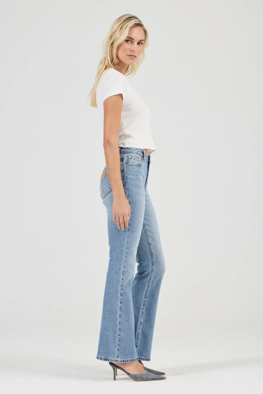 ROLLAS JEANS Flares Midtown Boot Jean - Surrender