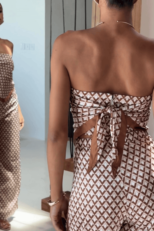 Seven Wonders scarf top Milani Scarf Top - Chocolate