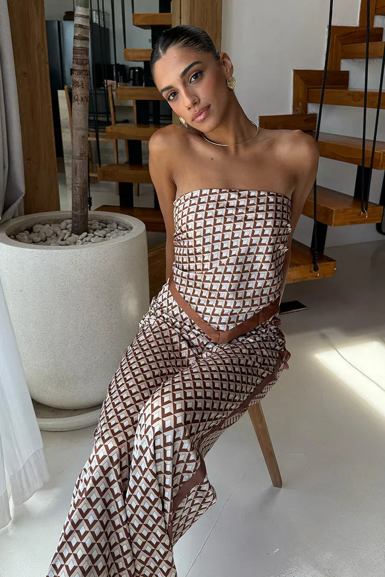 Seven Wonders scarf top Milani Scarf Top - Chocolate