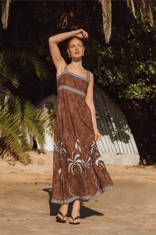 White Closet Maxi Dress Mosaic Maxi Dress