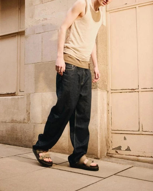 Dr Martens sandals Myles Tumbled Nubuck Savannah Tan