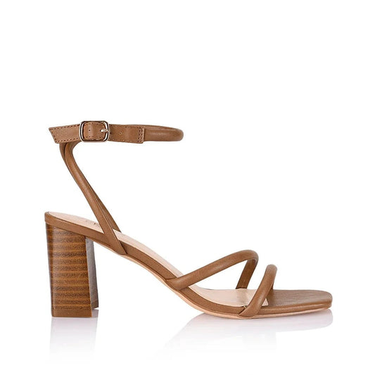 VERALI SHOES shoes Nadia Block Heel - Tan