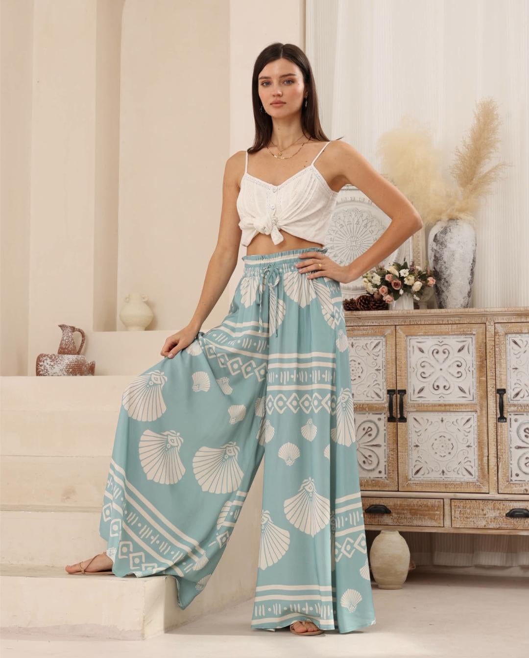 Iris Maxi wide leg pants Noosa Pants