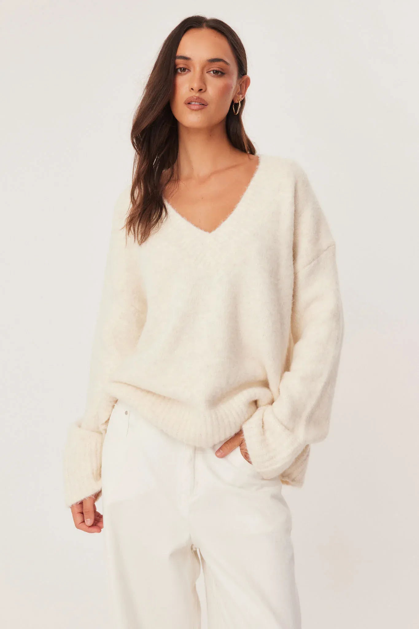 SNDYS knit jumper Odelia Knit Jumper Cream