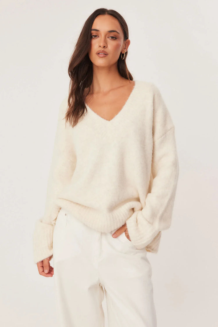 SNDYS knit jumper Odelia Knit Jumper Cream