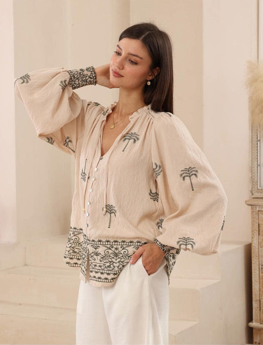 Iris Maxi Shirts & Tops Palma Blouse