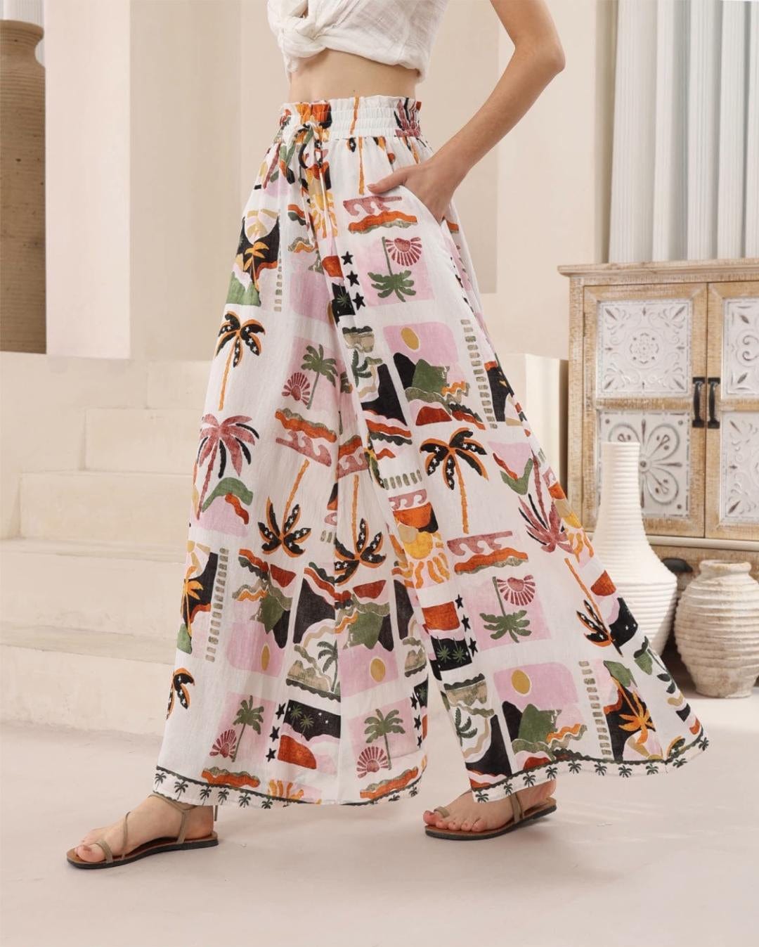 Iris Maxi wide leg pants Palma Pants