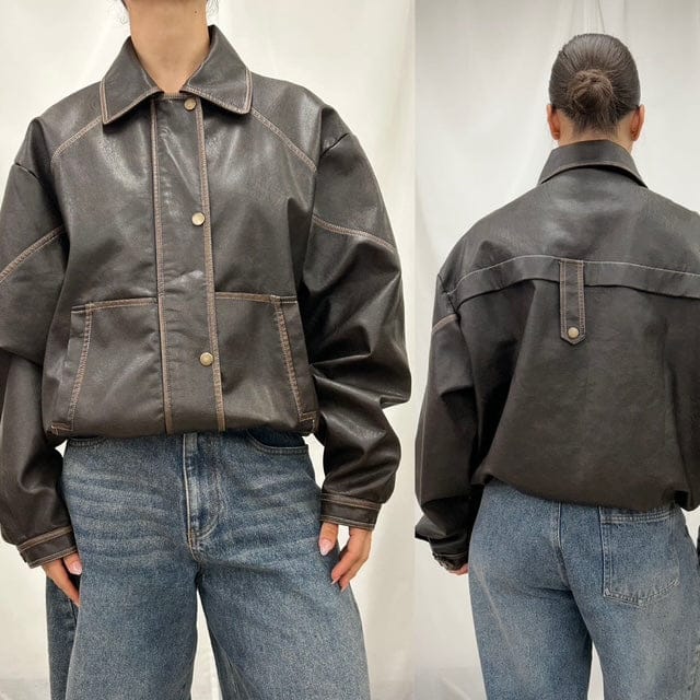 Pink Diamond bomber jacket Paloma PU Bomber