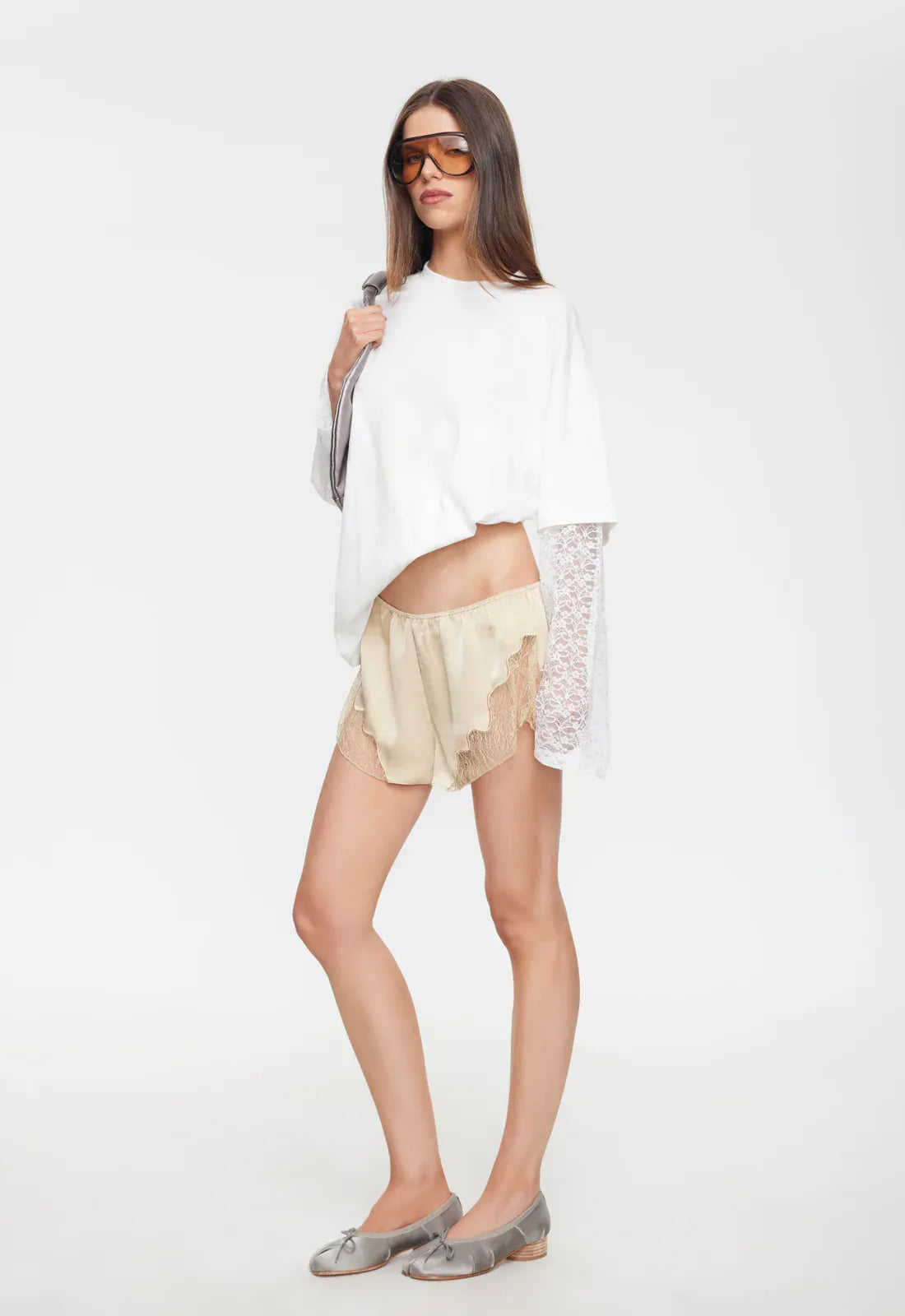 Lioness lace top PARADISE MINI SHORT - GOLD