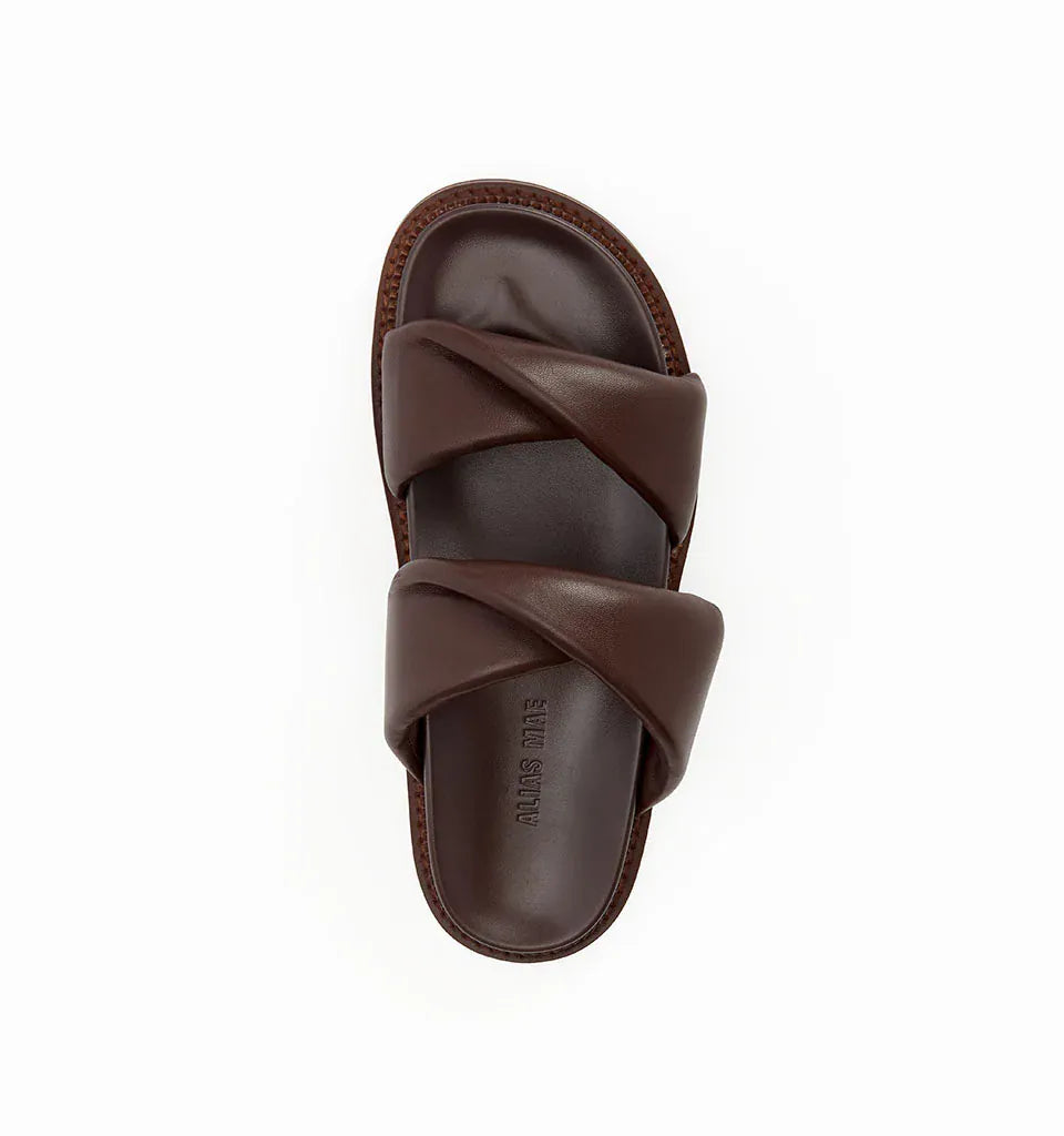 ALIAS MAE sandals PARIS - CHOC LEATHER