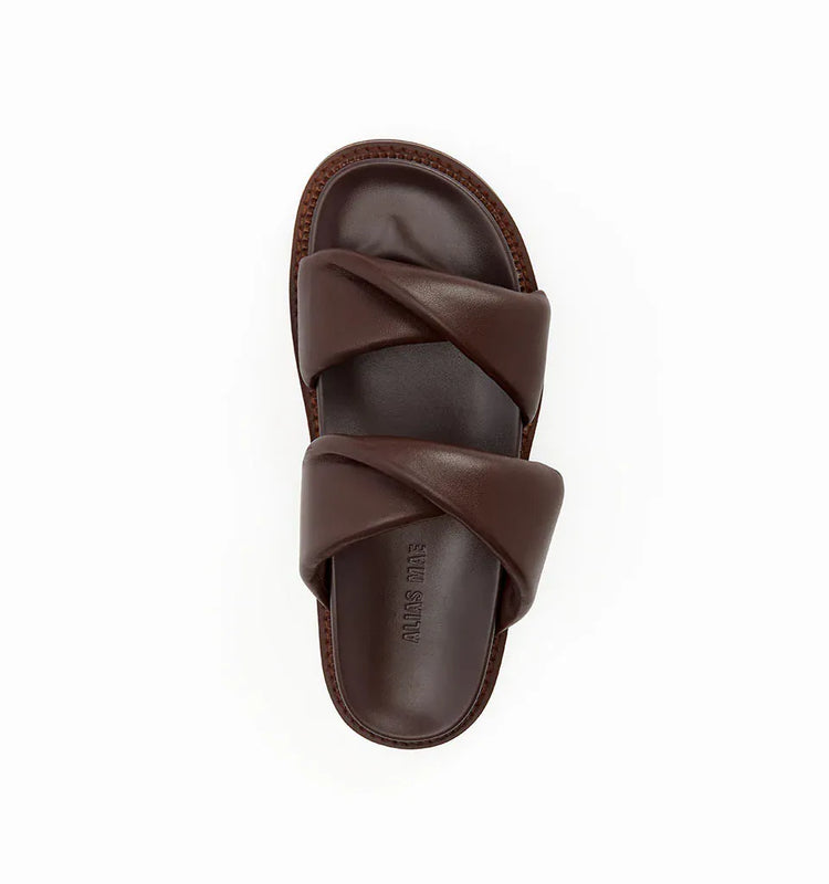 ALIAS MAE sandals PARIS - CHOC LEATHER