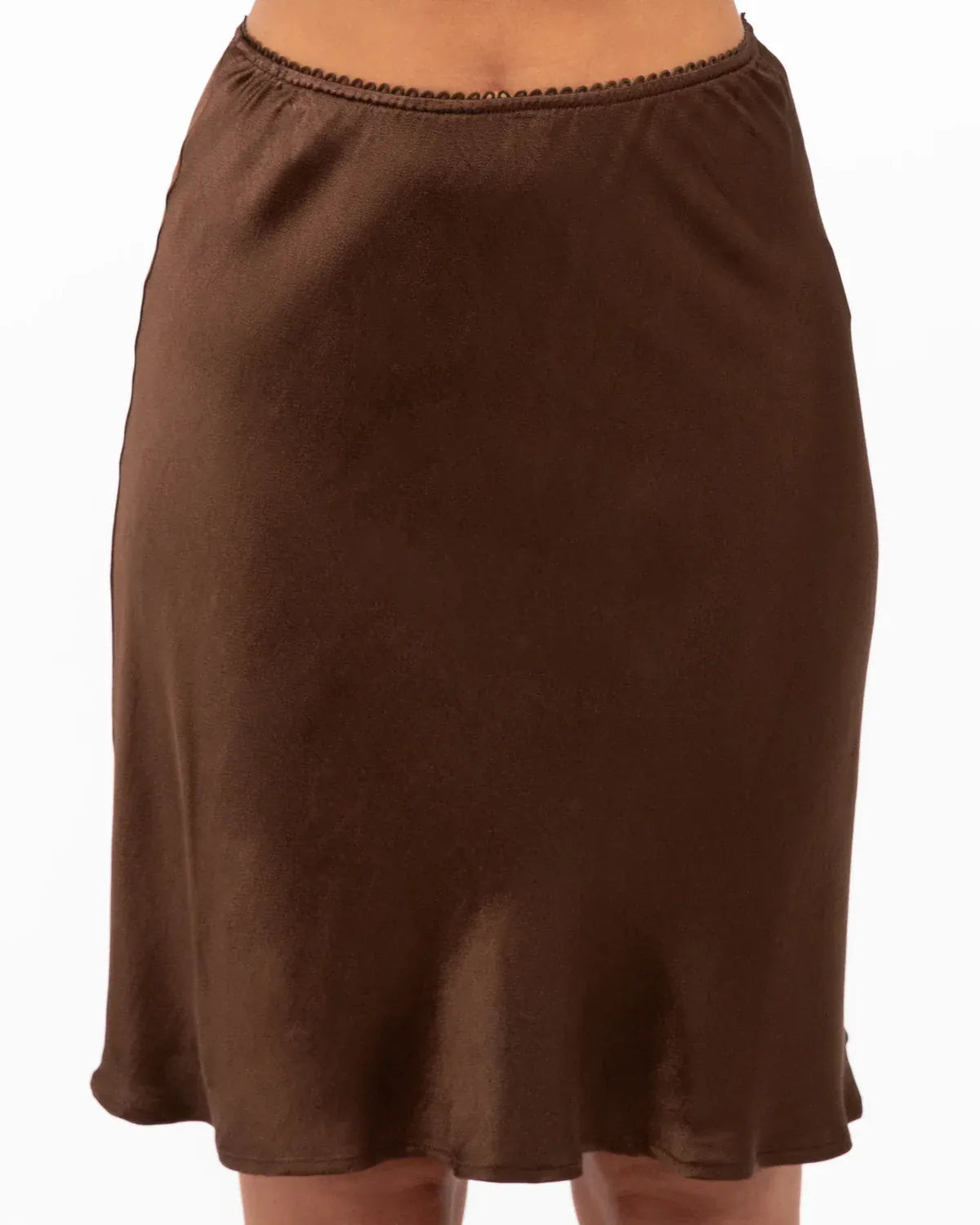 White Closet linen skirt Penny Skirt - Brown