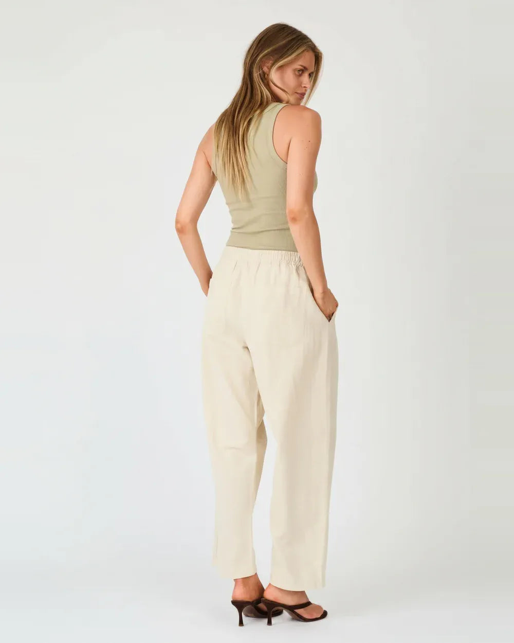 Pipi’s Boutique  tank top Petra Tank - Olive